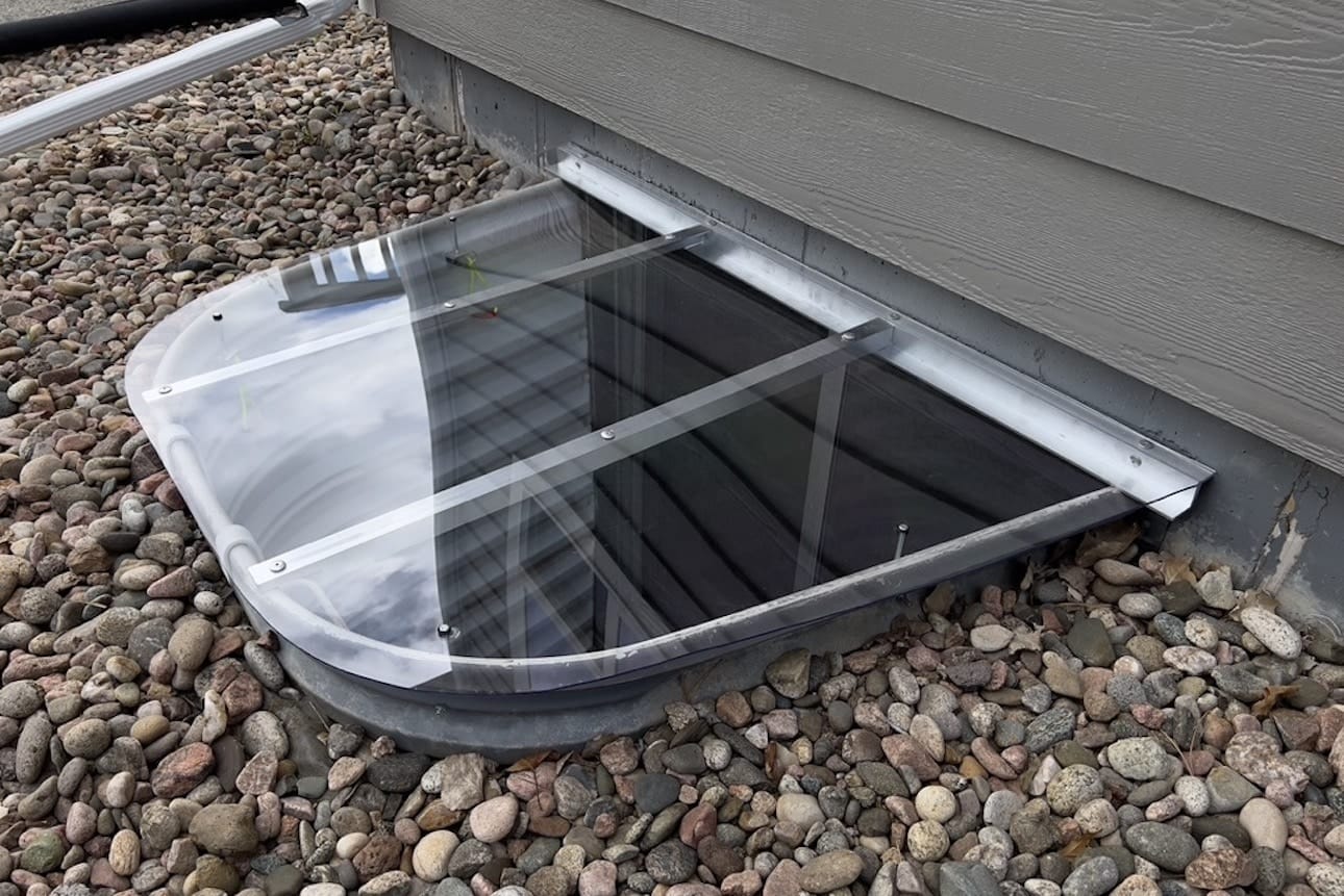 View of Window Well Cover from Above