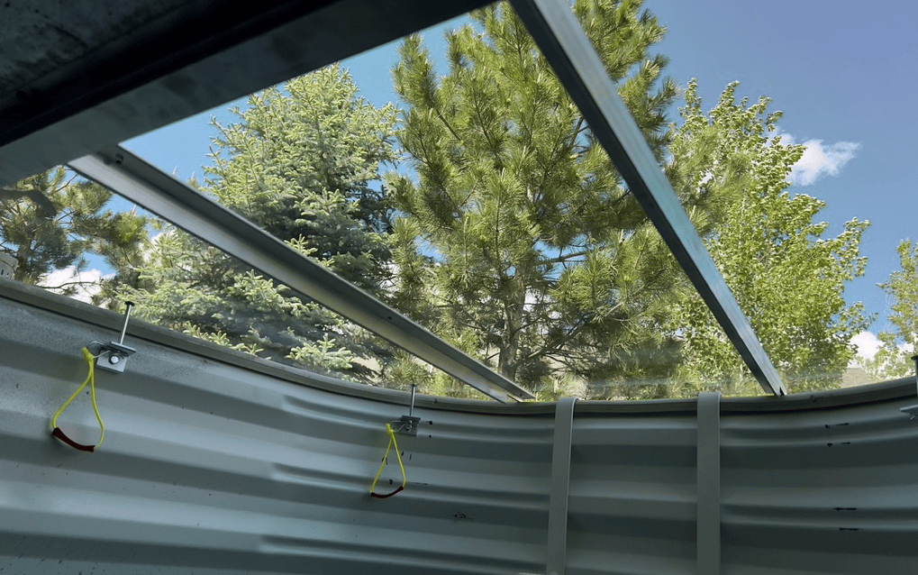 View of Window Well Cover from Below