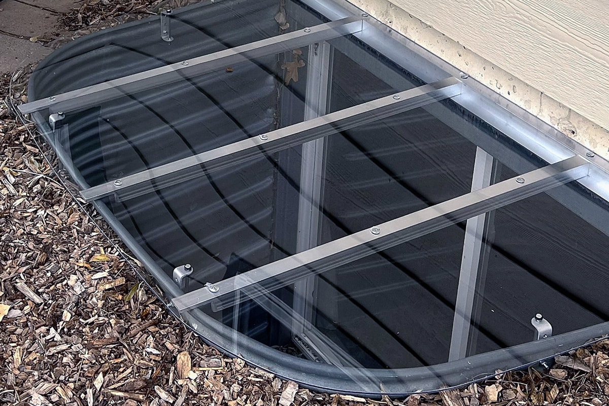 View of Window Well Cover from Above