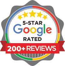 5 Star Google Rated 200+ Reviews